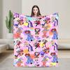 Super Warm Blanket Picnic the Amazing Digital Circus Throw Blanket  Flannel Bedspread For Bedroom Graphic Sofa Bed Cover