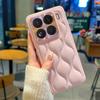 Small Fragrance Leather Grain Lens Full Coverage Protection Case For Xiaomi 15 Pro Mi15 Xiaomi 14 Pro Hard Protect Cover