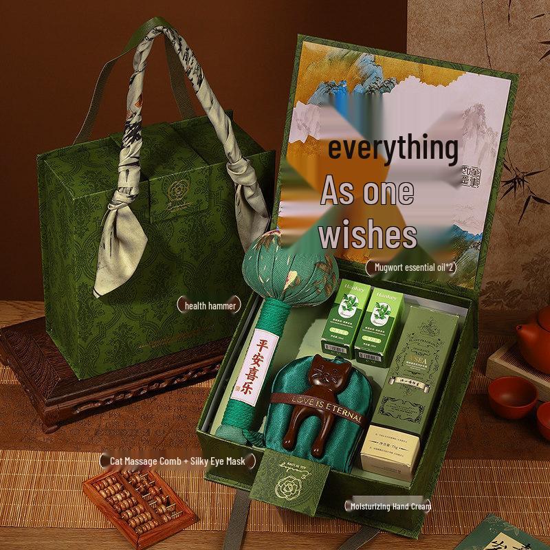 Elegant Wooden Comb Gift Set: Premium Mother's Day or Birthday Surprise for Mom, Mother-in-Law, and Elders