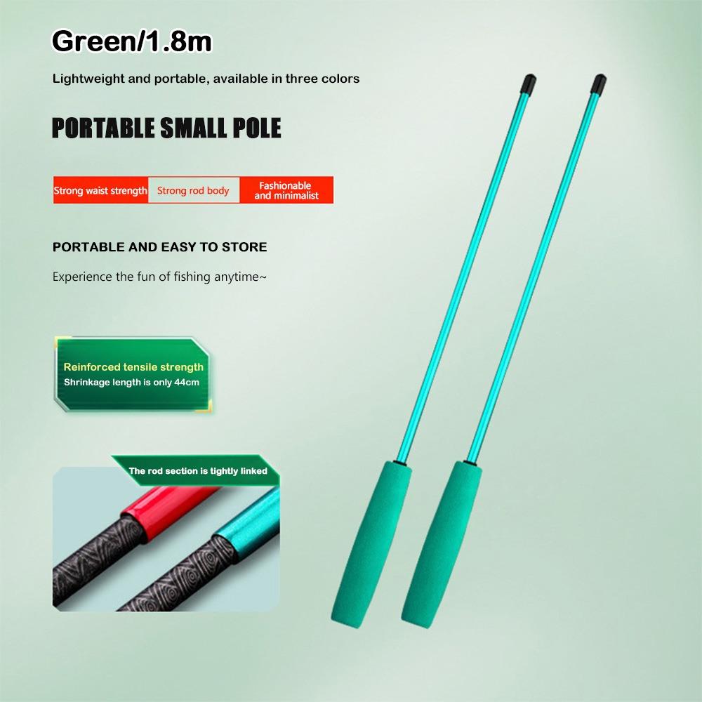 Telescopic Fishing Rod Full Kits Spincast Fishing Reel Casting Rod Fishing Rod Set Carbon Fibre 1.2m-2.4m Fishing Pole Fishing