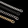 Polierter Edelstahl Kubanische Gliederarmband - Hip-Hop Minimalistisches Design für Männer und Frauen