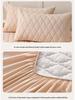 Waterproof Solid Color Quilted Bed Sheet - Thickened, Urine-Proof Mattress Protector