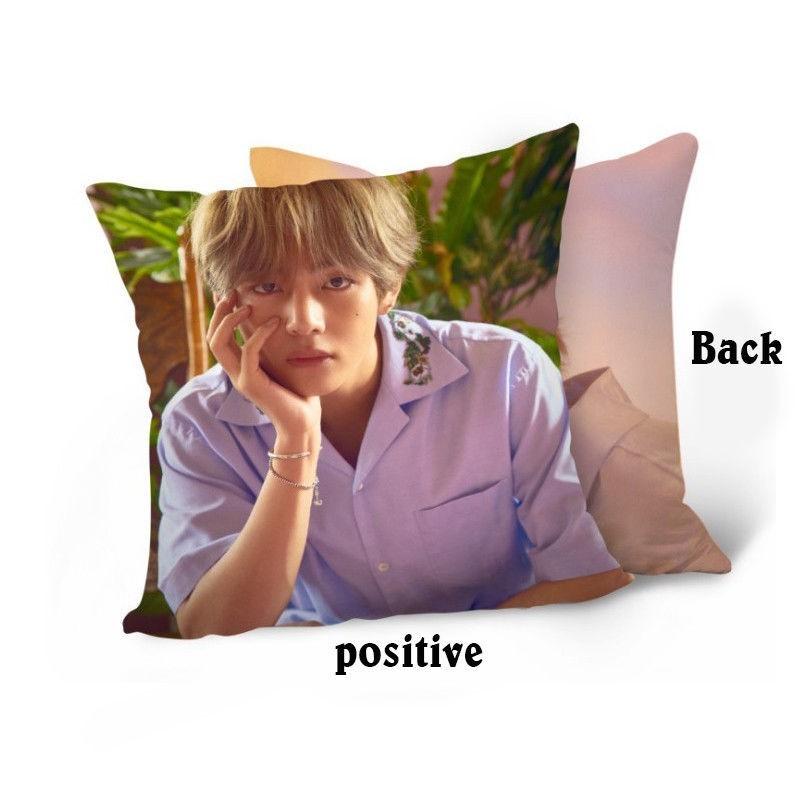 Kpop Pillow Bts Case Bangtan Boys Doublesided Love Yourself Cover Pillow