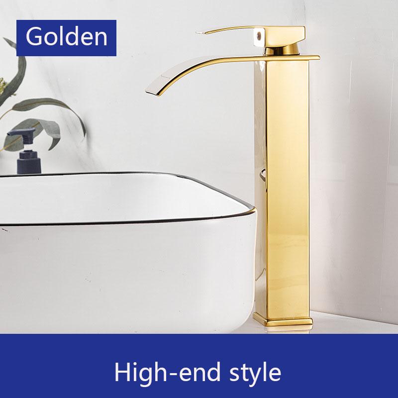 

Нержавіюча сталь Змішувач для умивальника Квадратний Гаряча та холодна Подвійного використання Побутовий Змішувач для ванної кімнати Кухонний змішувач 1pcs