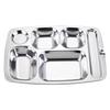 Zhuoyuan Stainless Steel Divided Cafeteria Tray
