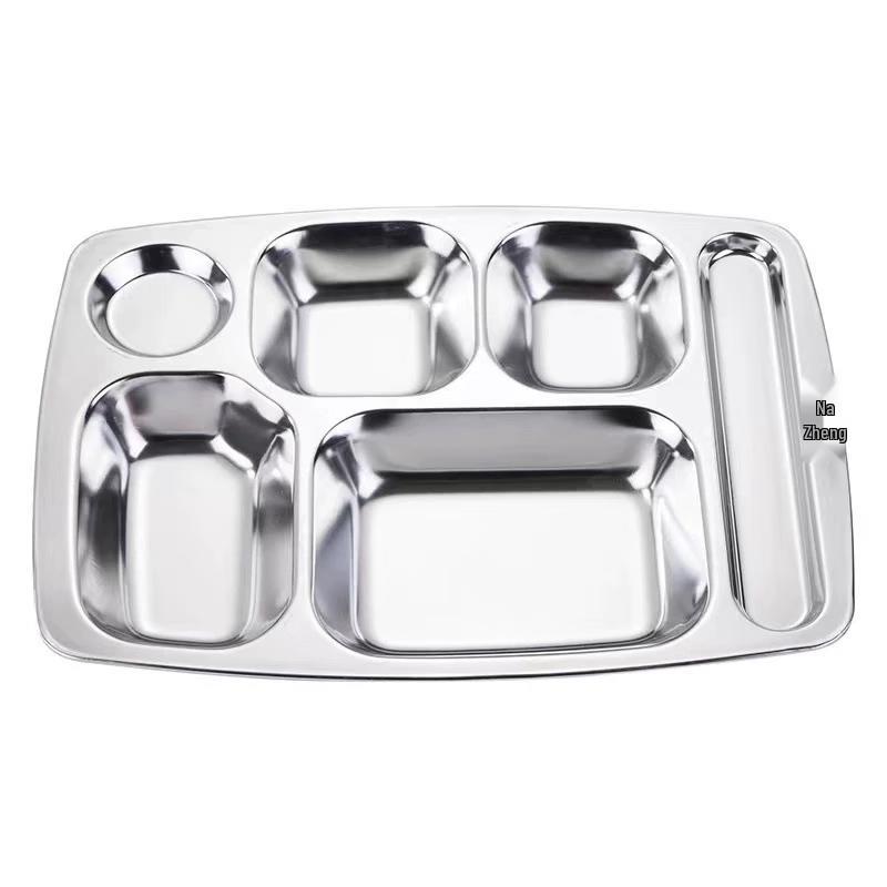 Zhuoyuan Stainless Steel Divided Cafeteria Tray