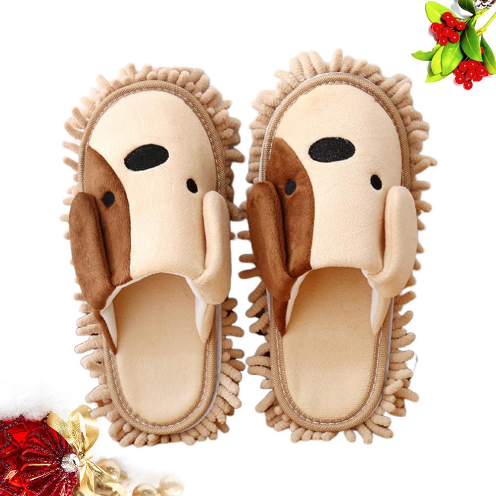 

Microfiber Cleaning Slippers Women Mop Shoes Floor Tools Cartoon Anti Slip Detachable Bottom Comfortable Household Mopping Shoe