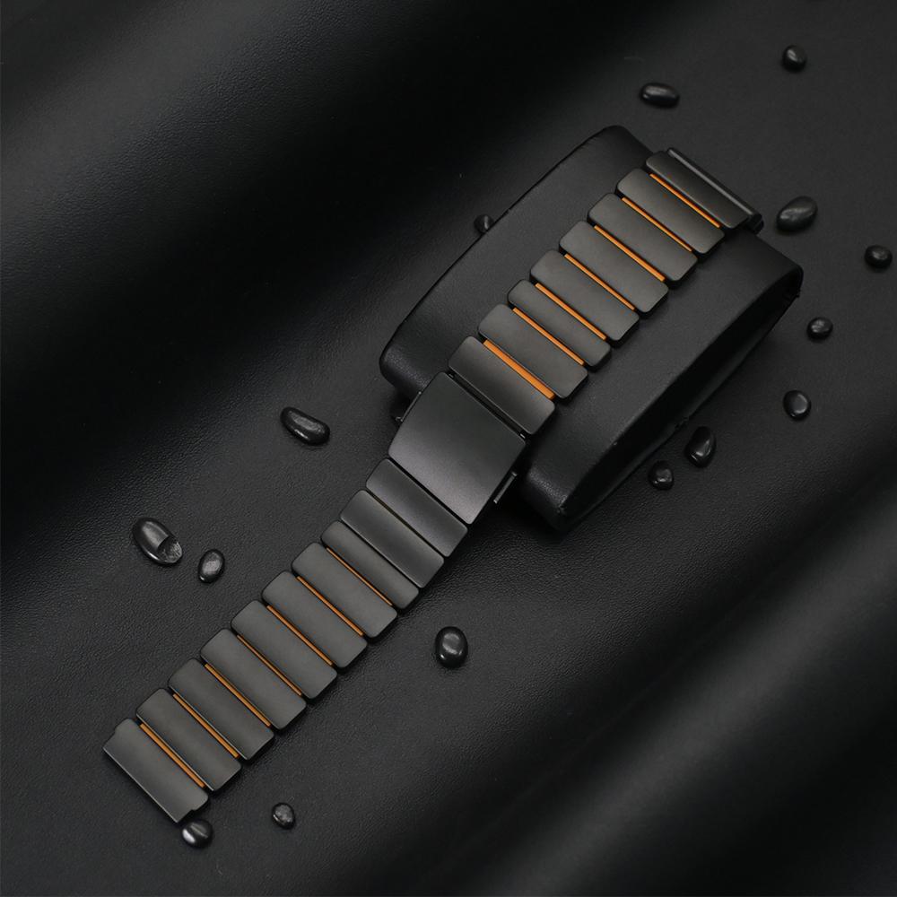 22mm Titanium Band for Huawei Watch GT6 Pro 46mm GT5Pro Luxury Bussiness Strap Metal Bracelet for Seiko for Amazfit Balance 3 2R