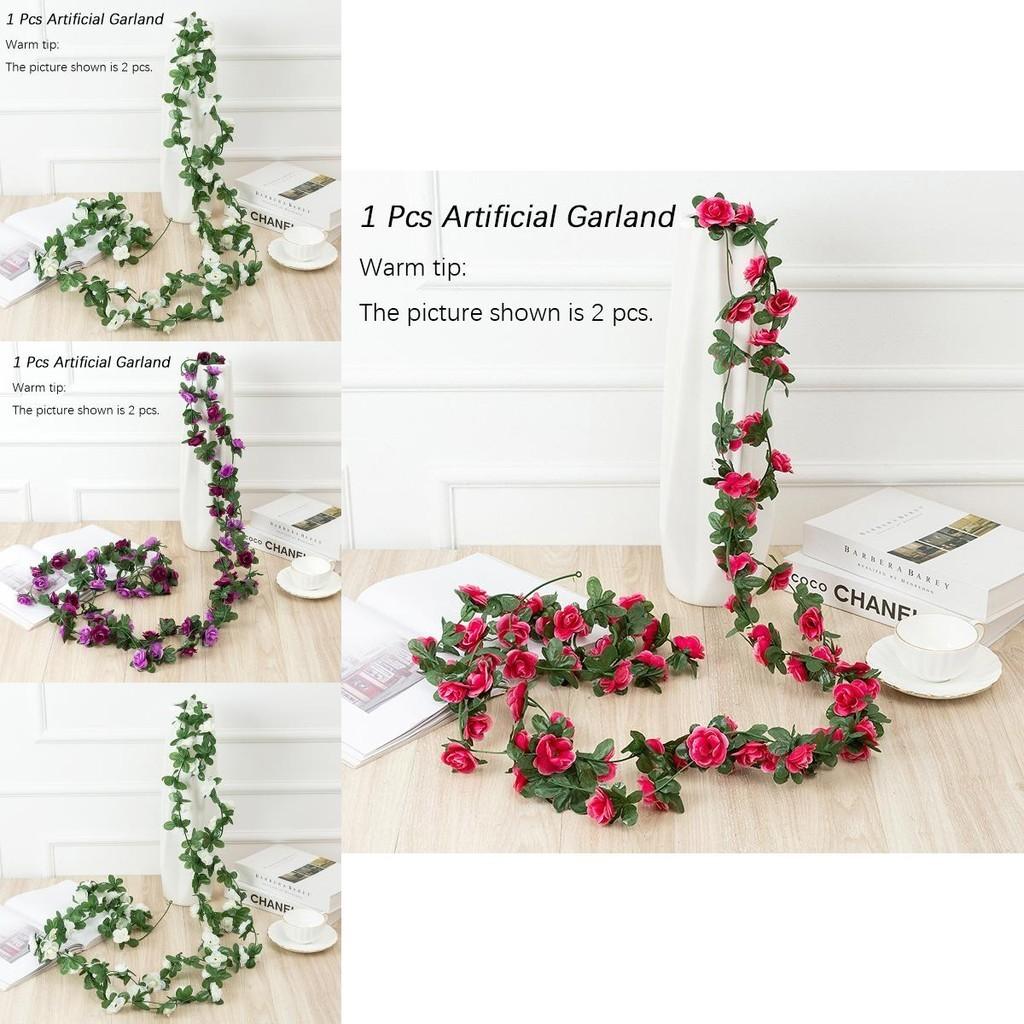 Stunning 2.5m Artificial Flowers Spring Small Peony Ivy Leaf Vine For Elegant Home Decor