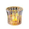 LED Candle Lamp Crystal Cup Decor Party Camping Dorm Bedroom