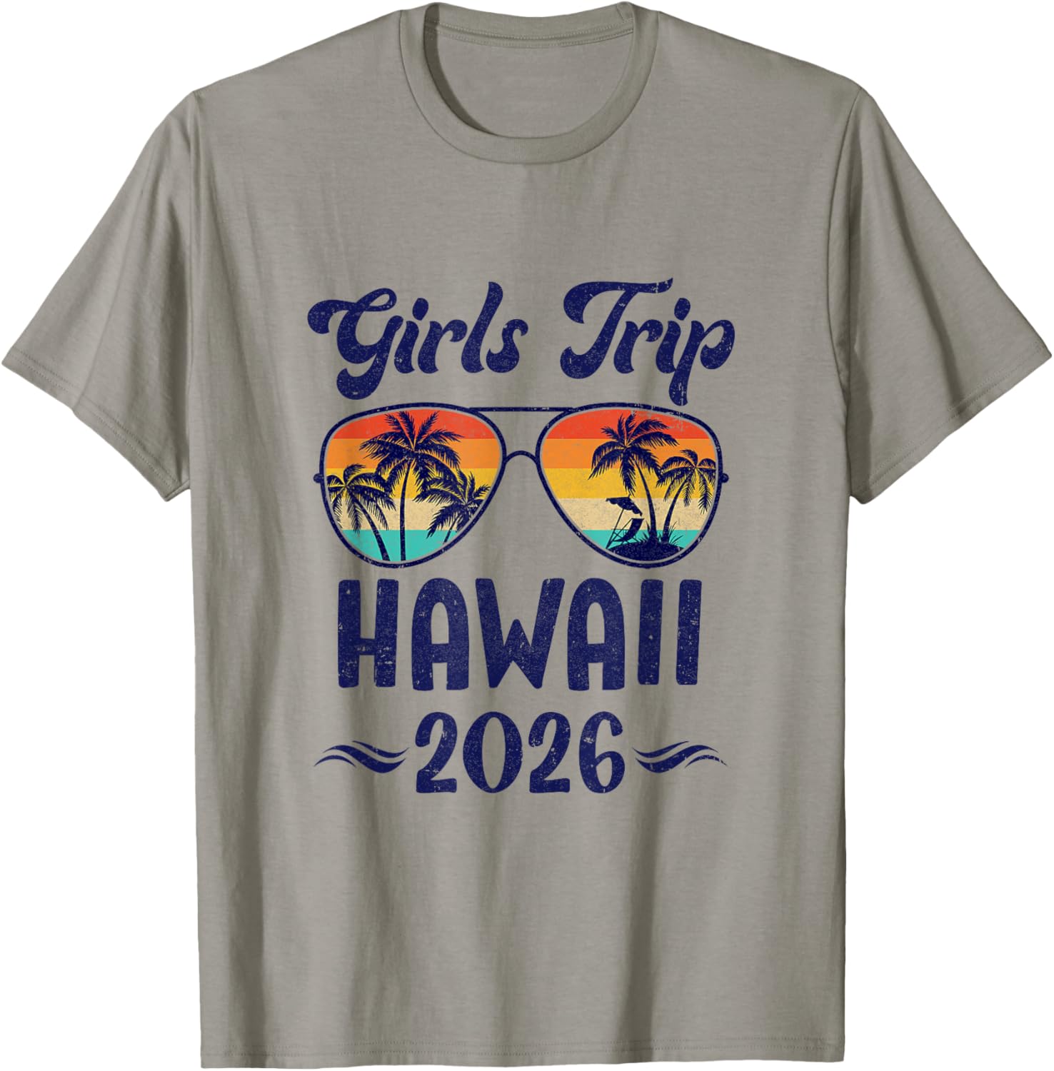Hawaii Girls Trip Beach Vacation 2026 Matching Group T-Shirt S