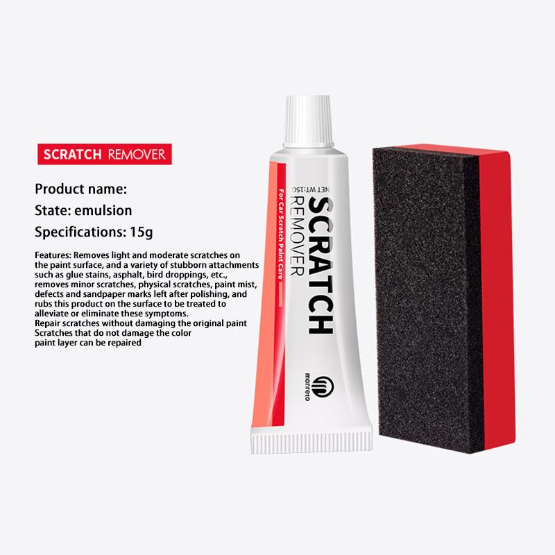 Car Scratch Remover Kit Car Coating Paint Repair Paste Automobile Polishing Cream with Sponge Car Scratches Repair Accessories