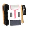 Jeu de 6 Brosses pour Table de Billard et Rails Kit de Nettoyage Portable pour Table de Billard