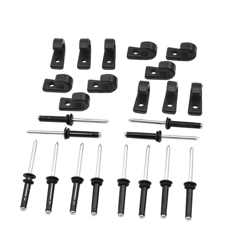 Buy Lashing Hooks Kayak J Hooks + rivet Nylon Lashing Hooks Canoes