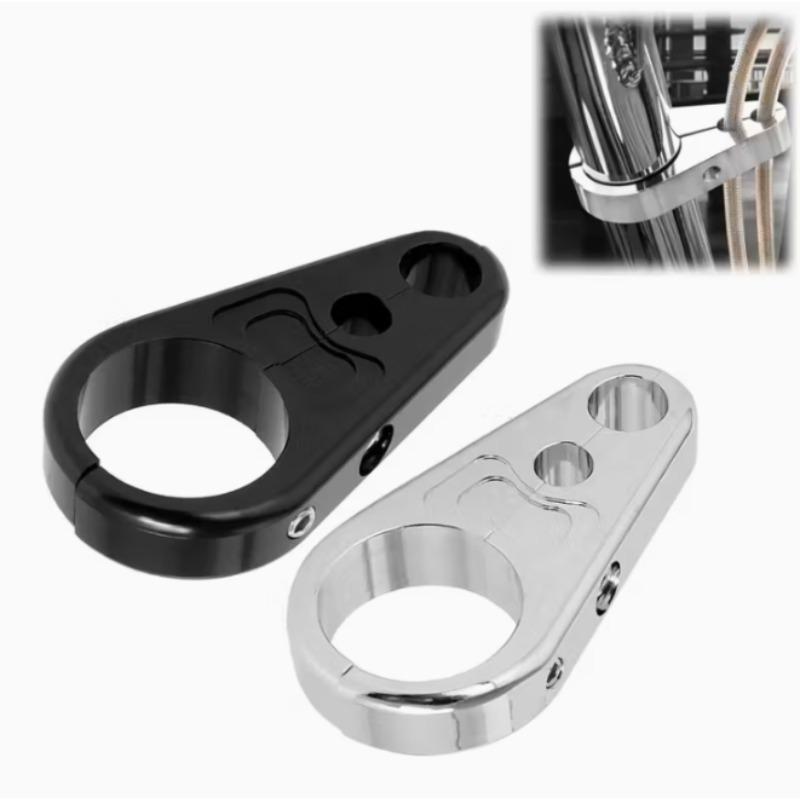 תפסן/תושבת רב-תכליתי 25 מ"מ עבור צינור בלם לאופנוע/טרקטורון