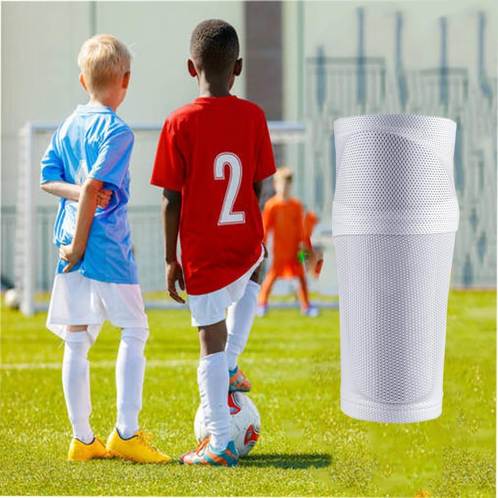 Loogdeel 1 Par Sport Säkerhet Benskydd Ärmar Fotboll Benskyddshållare Vriststrumpor Nylon Benskyddsärmar För Barn Pojkar Män