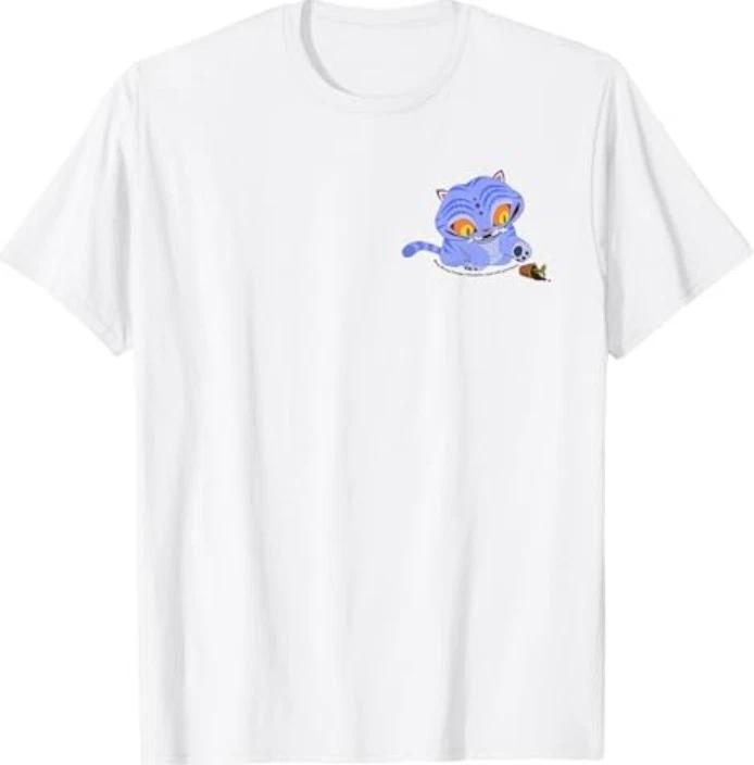 Derpy Playing with Plant Vase Pocket Logo T-Shirt 2XL