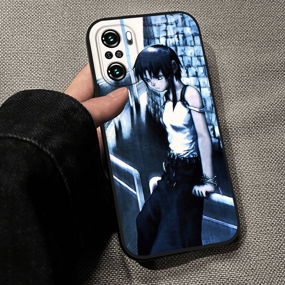 Anime S-serial Experiments Lain Phone Case For Xiaomi Redmi 13 12 13 12C 14C Redmi Note 14 13 12 Pro Plus 12S 11S 11 10S Soft C