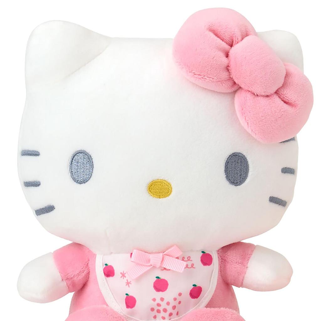 Sanrio Baby Washable Plush Toy Hello Cute Stuffed Animal with 649953 Set, Kitty, Rattle,