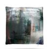 Turquoise Geometric Color Block Short Plush Cushion Cover Color Block Gem Series Linen Pillow Case Home Fabric