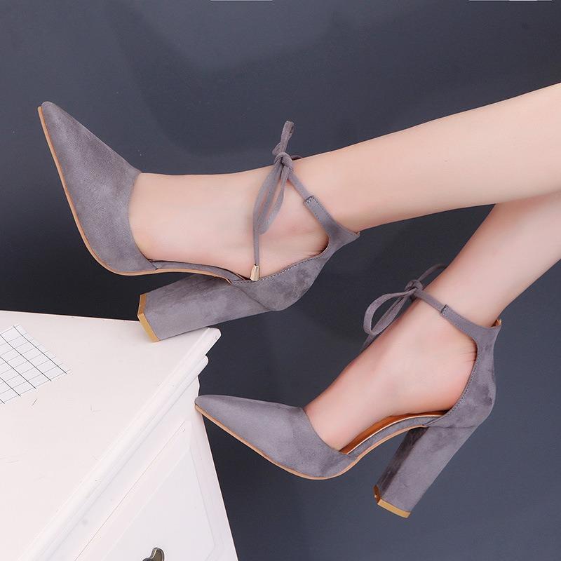 Fashion Women Pumps Women Heels Chaussures Femme Gladiator Summer High Heels For Party Wedding Shoes Women Thick Heels Zapatos De Muje