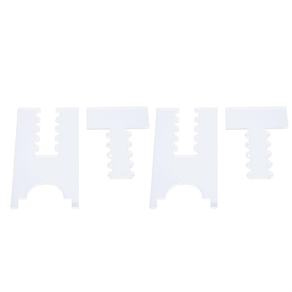 2 Pack Couch Wall Spacer Acrylic Clear Adjustable Sofa Stopper Furniture Wall Protector To Prevent Fire Safety From