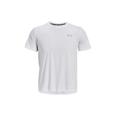 Camiseta Masculina Branca de Manga Curta para Corrida com Gola Redonda Cor Sólida 1371129-100