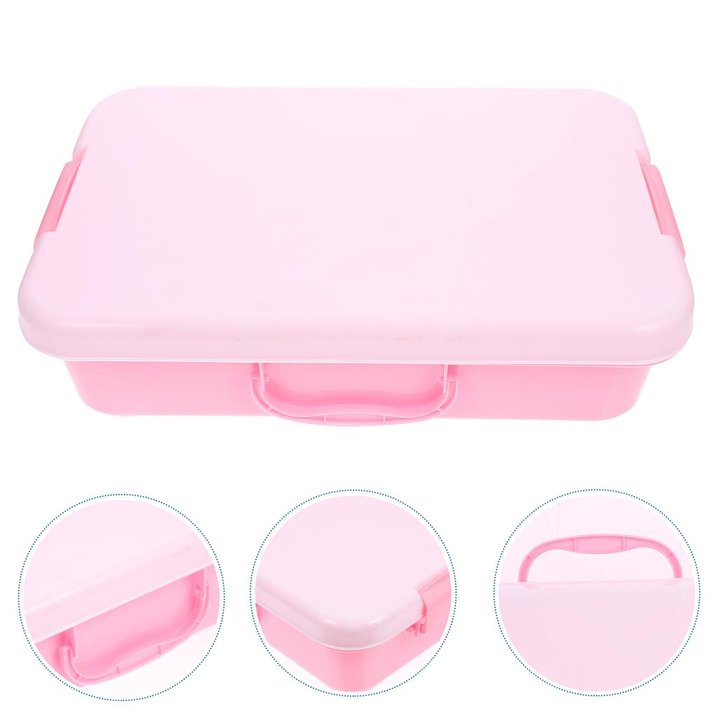 Sand Table Storage Box Handheld Sandbox Sand Tray With Lid Portable Sandbox Kids Sand Tray Toy Portable Handheld