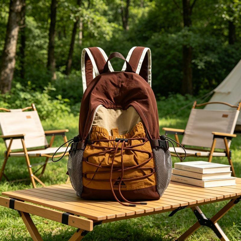 Schoolbag1011 New Simple Backpack Female Student School Bag Outdoor Sports Backpack Mountaineering Bag Short Trip Bag