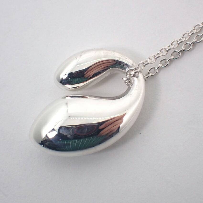 [Used] TIFFANY 925 Double Teardrop Pendant/j113-1