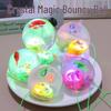 Luminous Flashing Elastic Crystal Ball with String - Bouncing Night Toy for Kids, Hot Selling Outdoor Street Stall Gift.