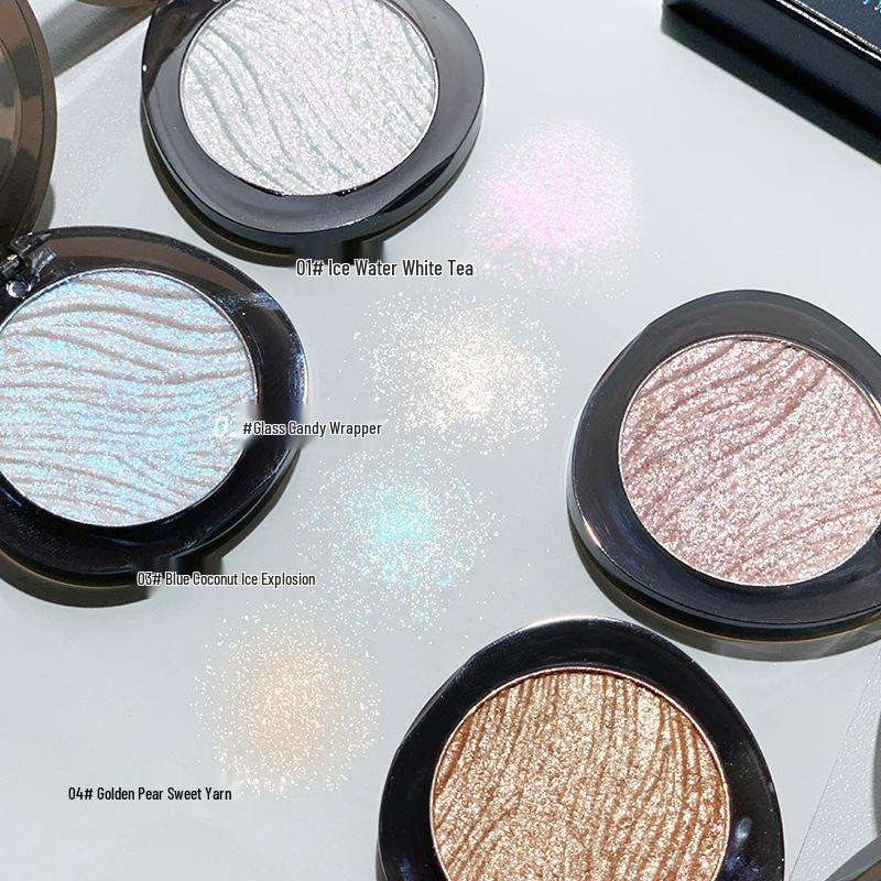 XiXi Moon Pond Highlight & Eyeshadow Palette - Super Flash, Brightening & No Fall-Out Nose Shadow.