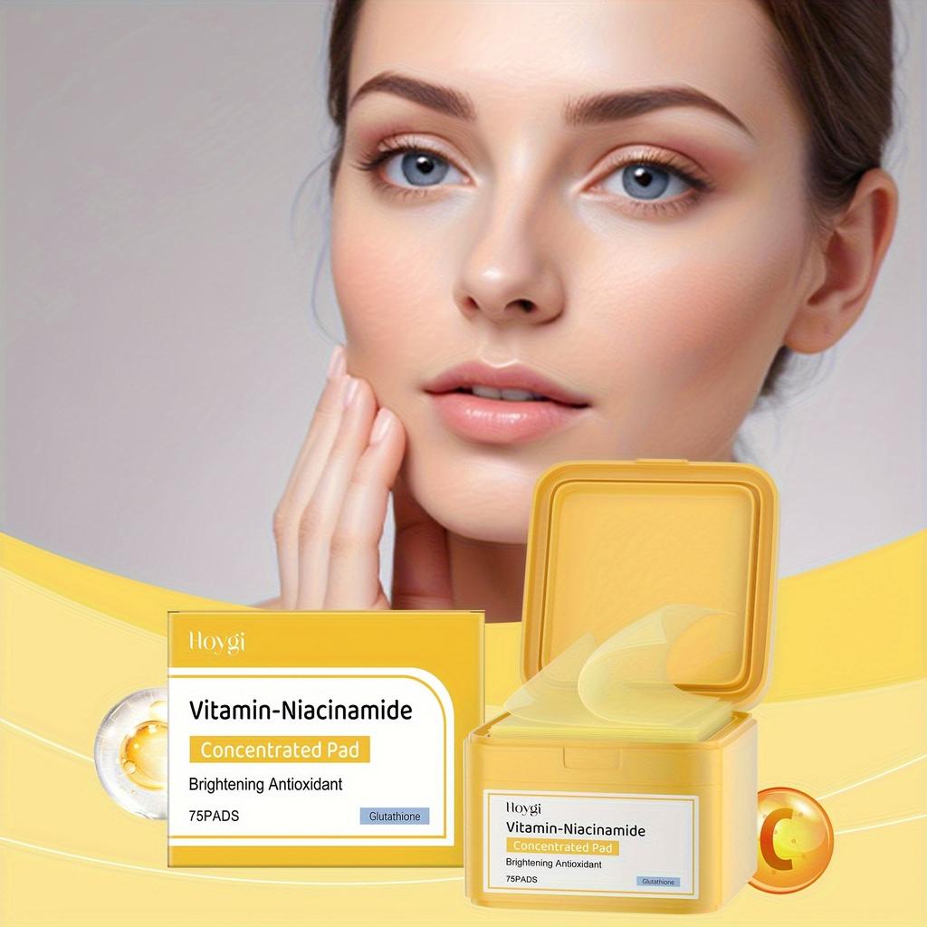 Vitamin Nicotinamide Wet Compress Cotton Pads Can Soften Pores, Reduce Dullness, and Gently Moisturize and Make The Skin Tender