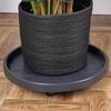Flowerpot Stand for Plants and Flowers on Wheels for Moving 35 cm