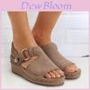 Stylish Women's Espadrille Sandals Featuring Thick Bottom And Fish Mouth Style