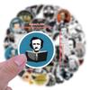 60 New Edgar Allan Poe Graffiti Stickers Decorate Notebook Suitcase Personalized Stickers