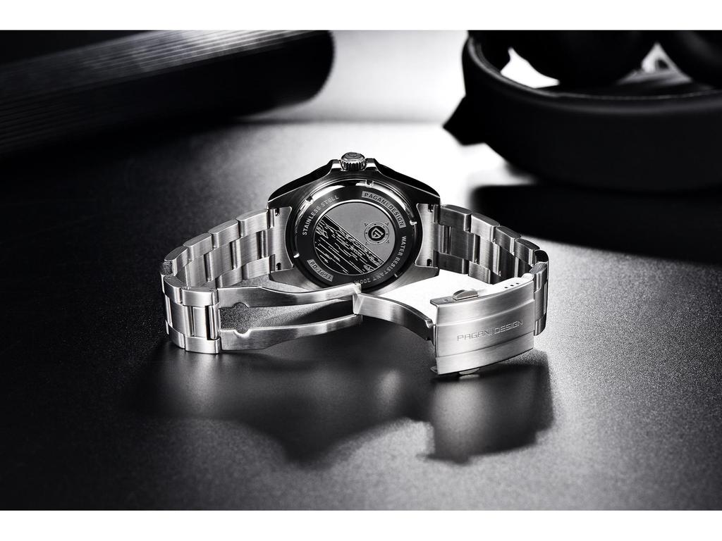 Pagani Design Herren GMT Automatische Mechanische Uhr PD1693