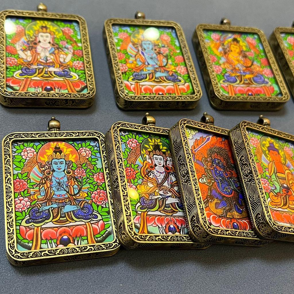Twelve Zodiac Guardians Thangka Sweater Pendant - Buddhist Souvenirs