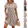 Dresses For Women Short Sleeve O Neck Casual Dresses Waist Maternity Dress With Pockets