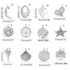 Vintage Alloy Charm for Jewelry Making Heart Star Pendant Handmade DIY Bracelet Earrings Necklace Keychain Spacer Beads