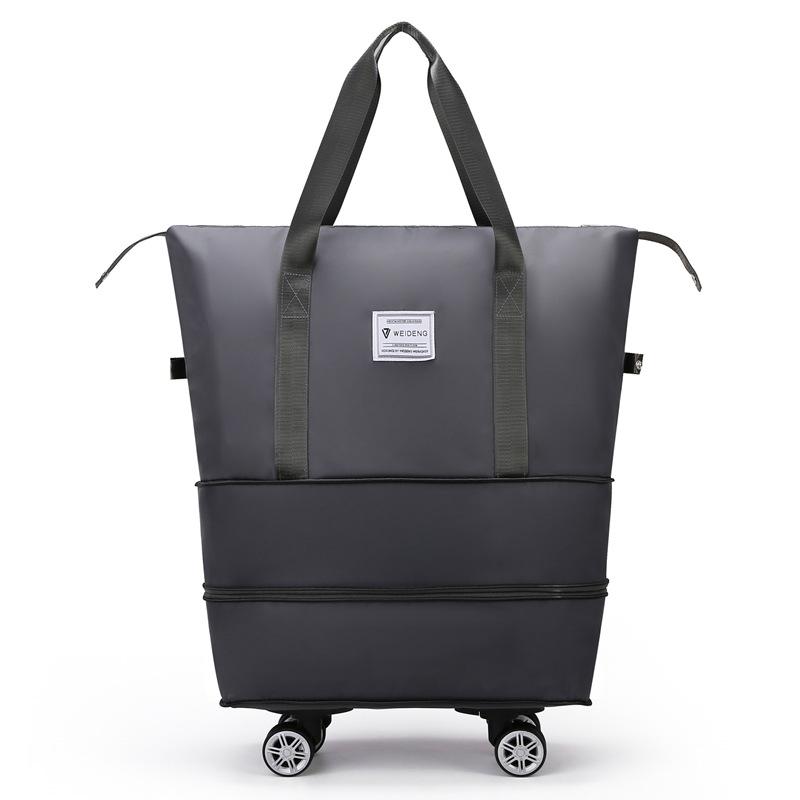 

Large Capacity Double-layer Expansion with Wheeled Travel Bag Dry and Wet Separation Pregnant Mothers for Delivery Storage Bag Can Be Putt Rod серый