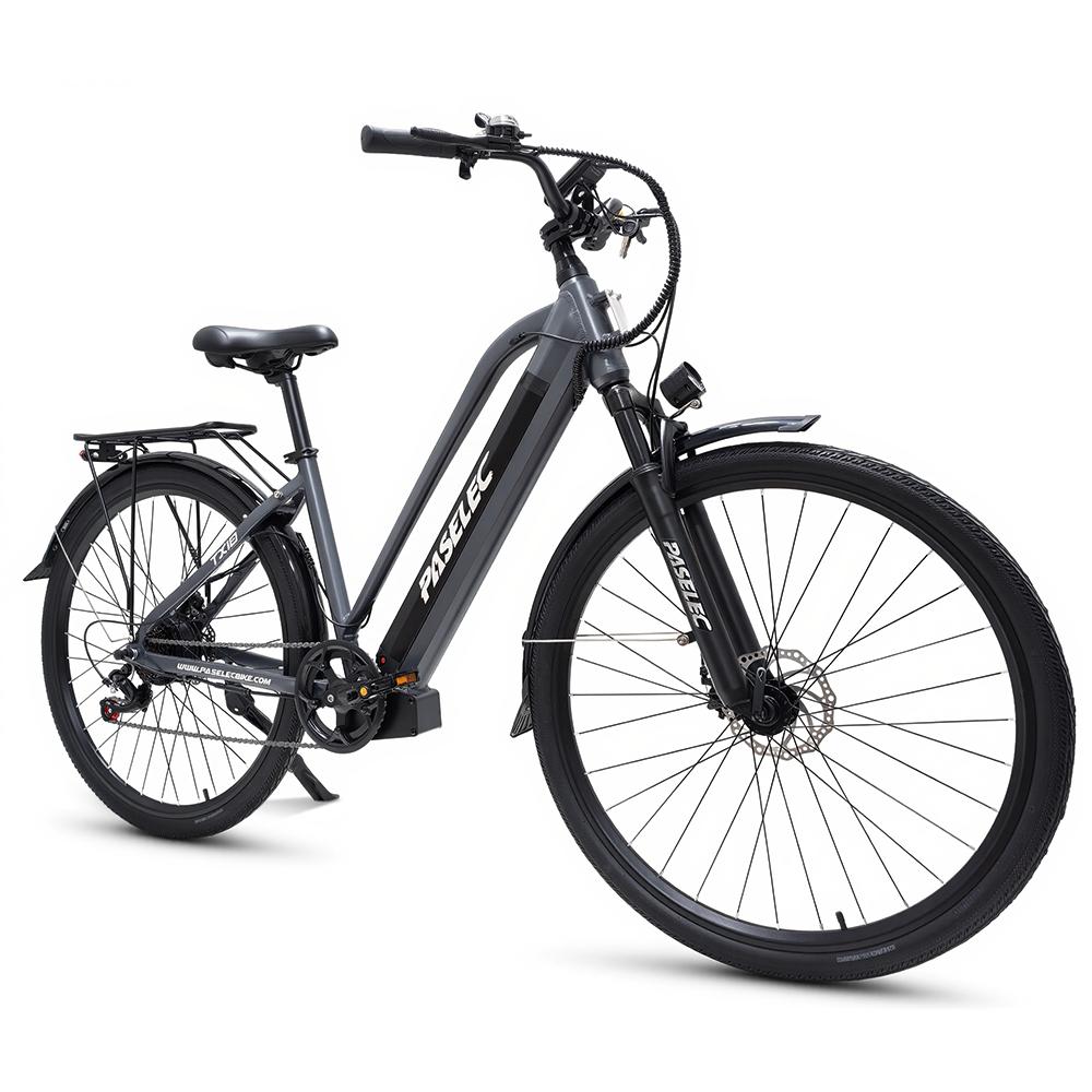 PASELEC TX10 All-Terrain E-Bike 350W Motor City Commuter Ebike 48V19.2AH Battery Adult Electric Bicycle 700X40C ALL-TERRAIN FAT Tire Electric Bike