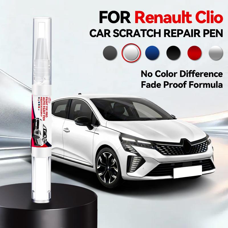 Pennarello Ripara Graffi Vernice Auto Per RENAULT CLIO 1990-2025 Accessori Riparazione Graffi Vernice Rosso NNP Nero GNE Arancione Bianco Blu RQH