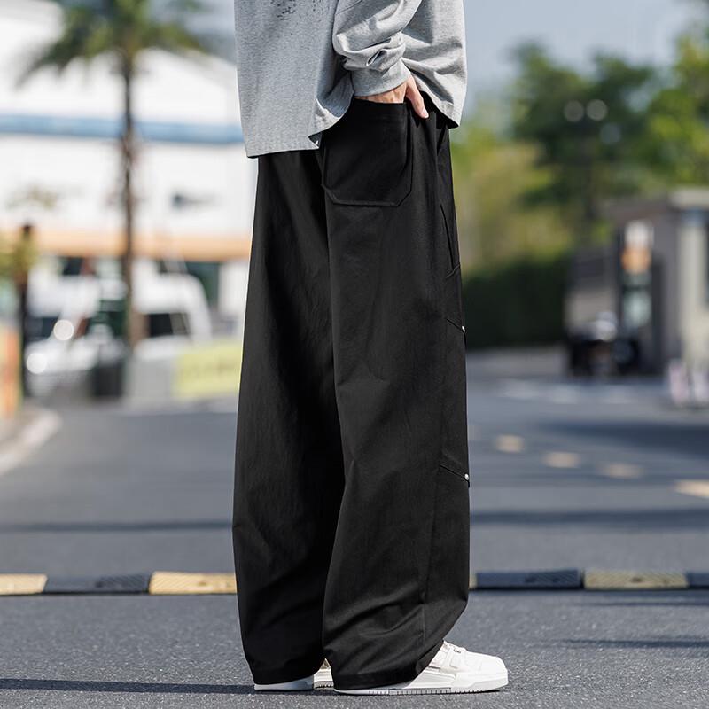 Men's American Style Loose Straight Cargo Pants