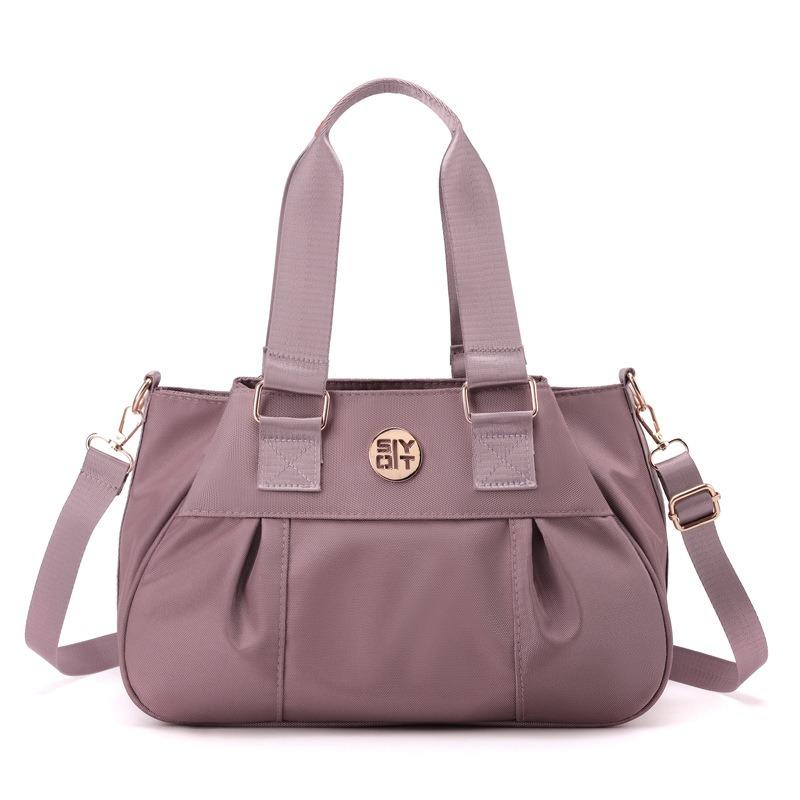 Женская сумка весна новая модная сумка для мамы брызгозащитная нейлоновая ткань плиссированная женская наплечная сумка