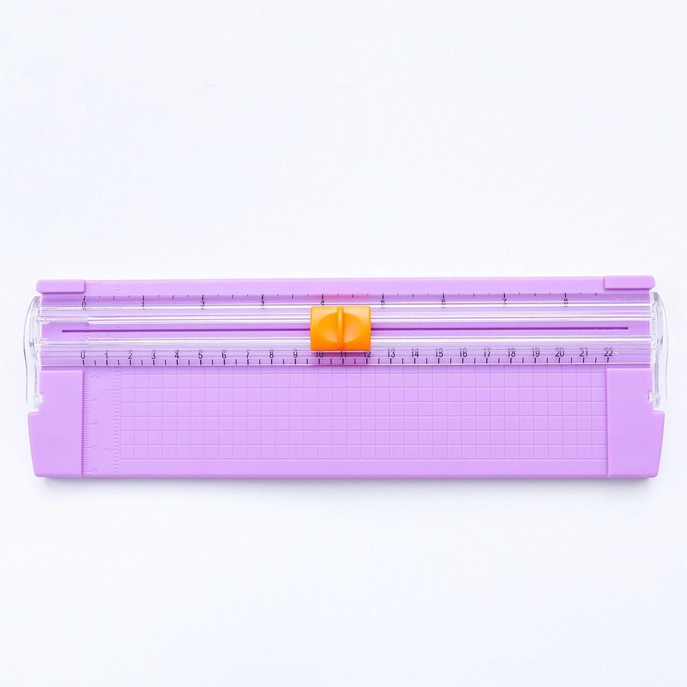 Purple/Pink/Orange/Blue/White A4 Paper Trimmer 220*60mm Cutting Size Paper Trimmer Photos Cutting