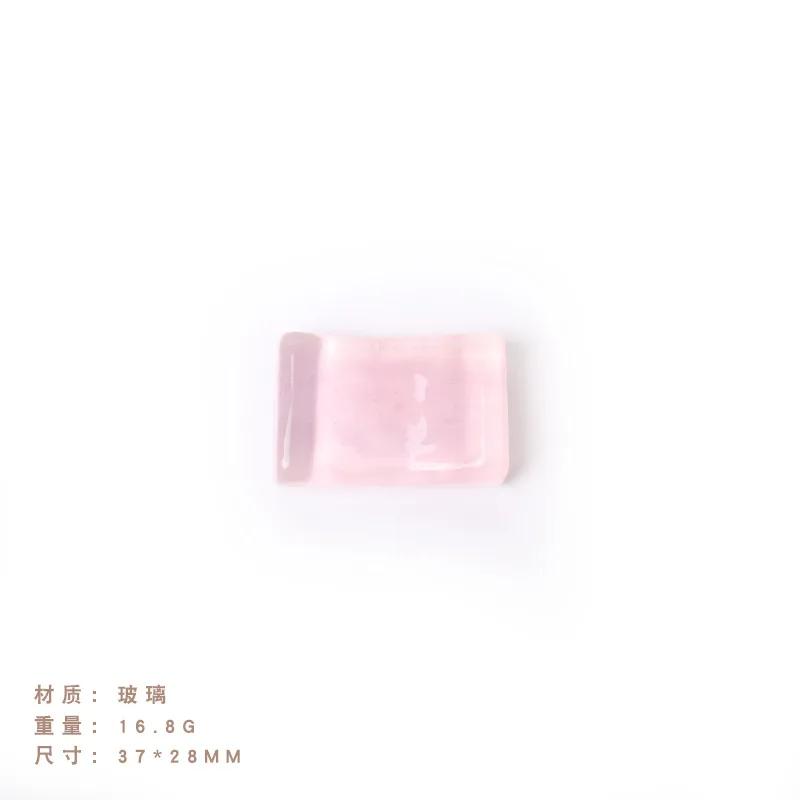 

1Pc Colorful love Chopsticks Rack Home Crafts Multi Purpose Kitchen Tools Tableware Stand Glass Pen Holder Home Decor