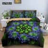 Mandala Flower Duvet Cover Set Bohemian Comforter Cover Exotic Floral Teens Adults Double Queen King Size Polyester Quilt Cover