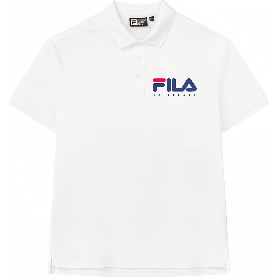 New FILA Polo Shirts Men's White F11M128177F-WT