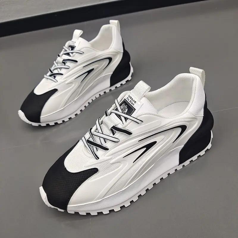 

Масивні кросівки Чоловіки Жіночі Дизайнерські кросівки з нижнім бортом Модні повсякденні сітчасті дихаючі туфлі на плоскій платформі з внутрішньою стороною 36